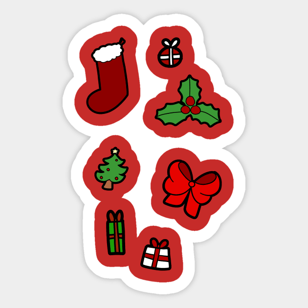 Christmas! Sticker by saradaboru